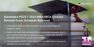 Karnataka PGCET 2024 MBA/MCA Courses Revised Exam Schedule Released; Check Bell Timings Here